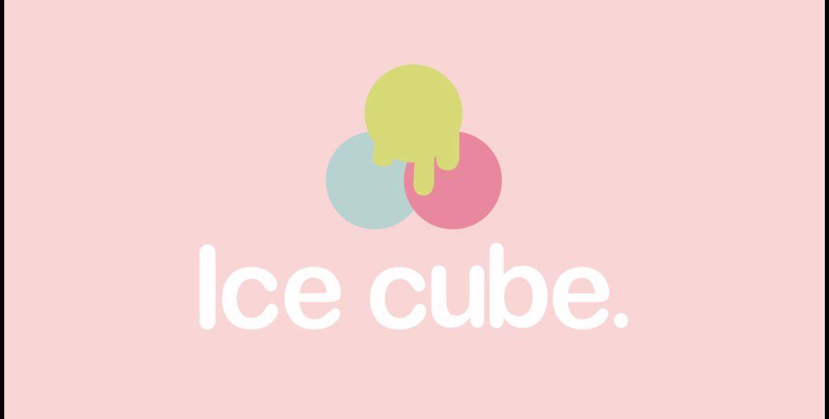 Logo de Ice Cube, heladería